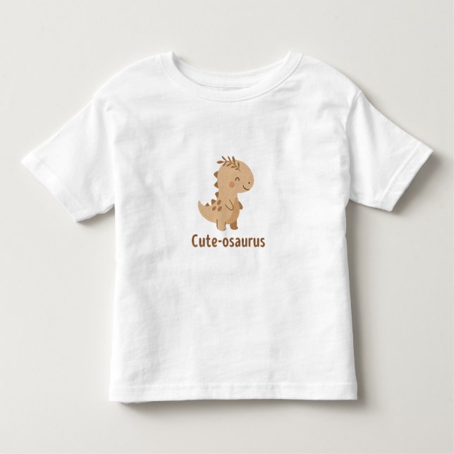 Cute-osaurus – Adorable Dinosaur T Shirt (Framsida)