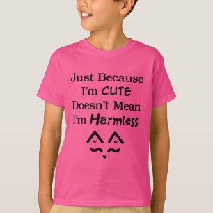 Cute, oskadad t-shirt