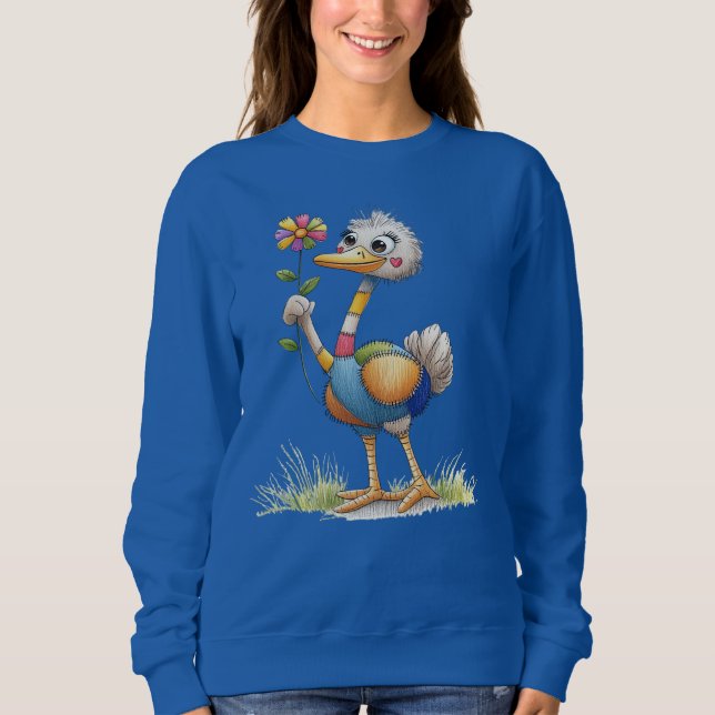 Cute Ostrich T Shirt (Framsida)
