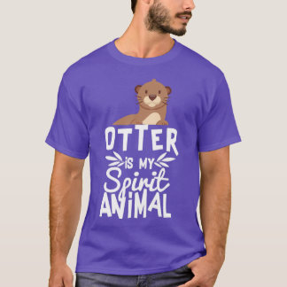 Cute Otter är min brinnande, fina djurcitat T Shirt