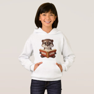 Cute Otter Bok Älskare T Shirt