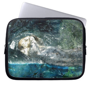 Cute Otter Design for Animal-älskare Laptop Sleeve