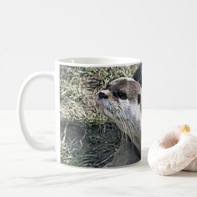 CUTE OTTER KAFFEMUGG (Med munk)