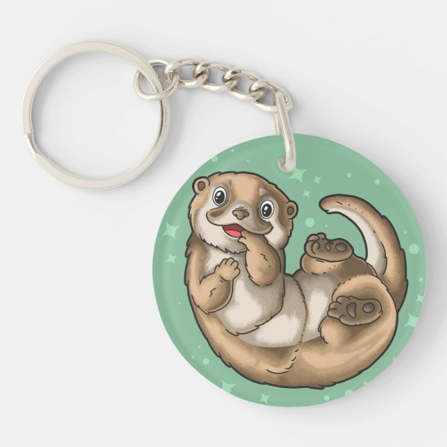 Cute Otter Keychain (Framsidan)