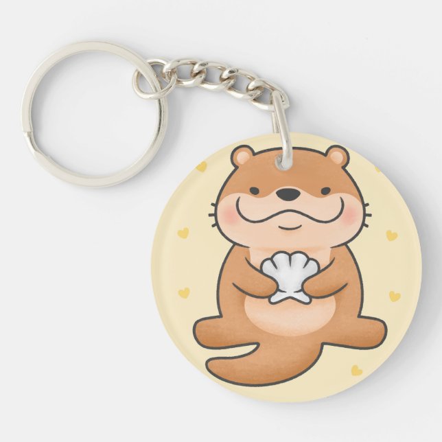 Cute Otter Keychain (Framsidan)