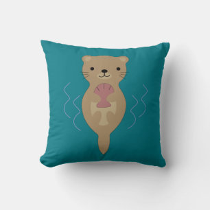 Cute Otter Kudde