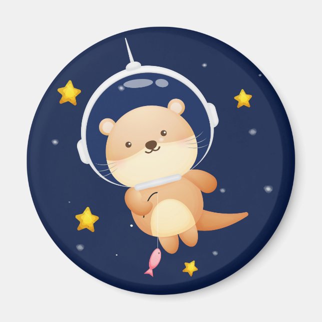 Cute Otter Magnet (Framsidan)