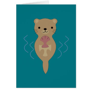 Cute Otter OBS Kort