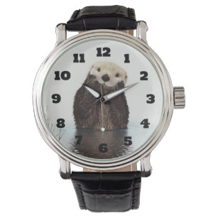 Cute Otter Wildlife-bild Armbandsur