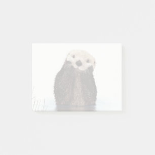 Cute Otter Wildlife-bild Post-it Block