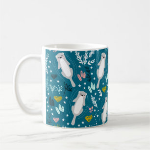 Cute Otters-kaffe Mugg