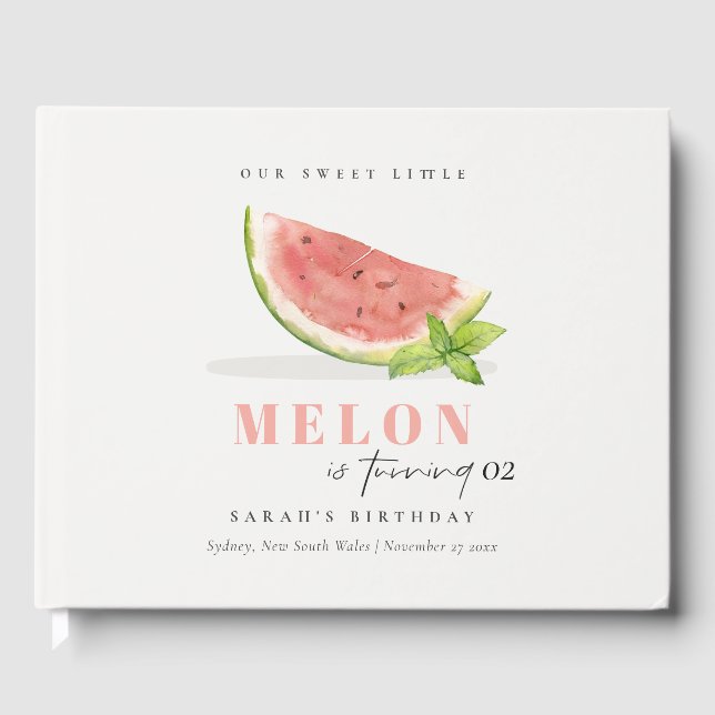 Cute our Little Melon Red Grönt när som helst på f Gästböcker (Framsida)