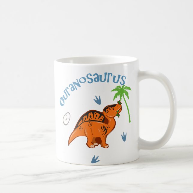 Cute Ouranosaurus Kaffemugg (Höger)