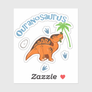 Cute Ouranosaurus Klistermärken