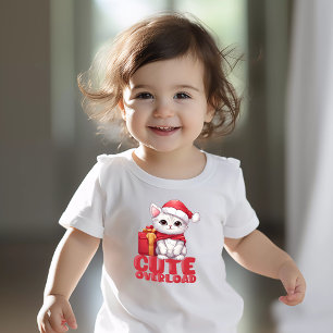 Cute-överlastning av julklapp t shirt