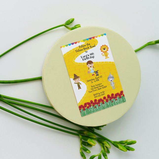 Cute Oz-födelsedagsinbjudan Inbjudningar (Skapare uppladdad)