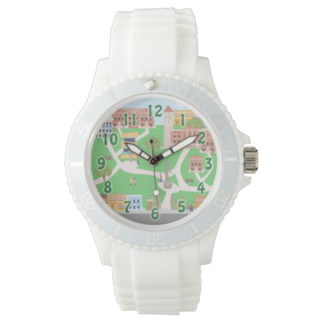 Cute på College Campus Armbandsur (Framsida)