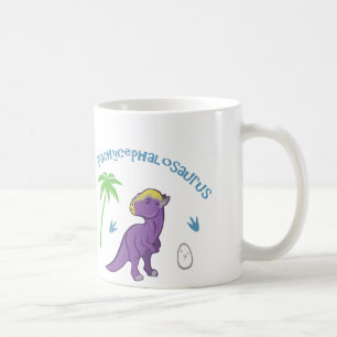 Cute Pachycephalosaurus Kaffemugg