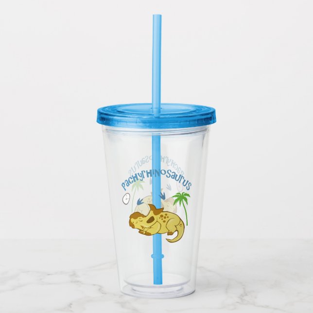 Cute Pachyrhinosaurus Take Away Mugg (Framsida)