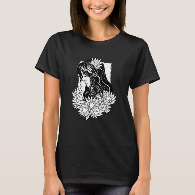 Cute Paganism Witch Pagan Witchy Wiccan Wicca Occu T Shirt (Framsida)