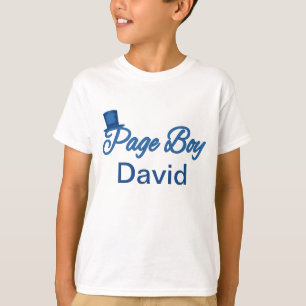 Cute Page Boy Tshirt för att anpassa T-shirt