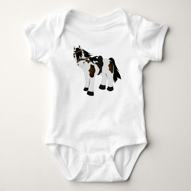 Cute Paint Pony T Shirt (Framsida)