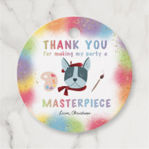 Cute Painting Art Party Hund Birday