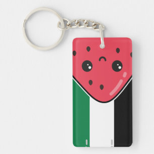 Cute Palestine-flagga med vattenmelonfritt palesti