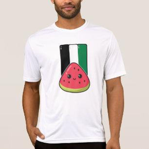 Cute Palestine-flagga med vattenmelonfritt palesti T Shirt