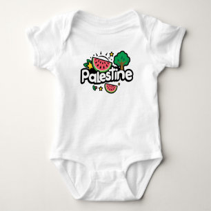 Cute Palestine ord omgiven av vattenmeloner träd T Shirt