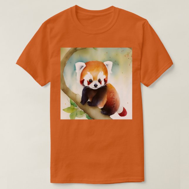 Cute Panda (4) T Shirt (Design framsida)