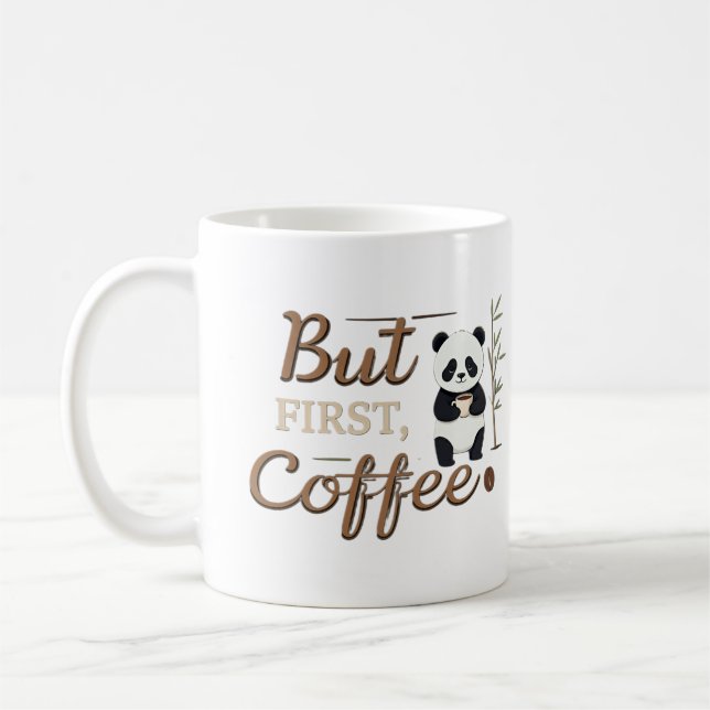 Cute Panda Älskare som Kaffemugg (Vänster)