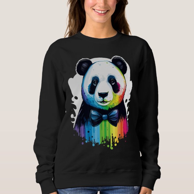 Cute Panda  Animal on Panda 2 T Shirt (Framsida)