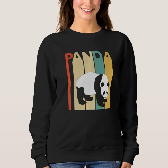 Cute Panda Animal T Shirt (Framsida)