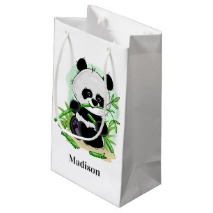 Cute Panda-anpassade namn, liten presentväska