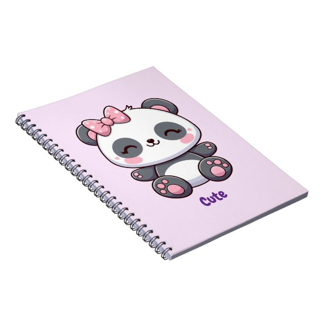Cute Panda Anteckningsbok (Högra Sidan)
