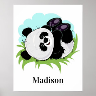 Cute Panda-användarnamn poster