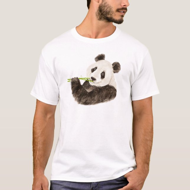 Cute Panda, asiatiskt björn, vattenfärgsdjur Tröja (Framsida)