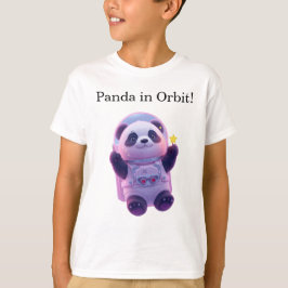 Cute Panda Astronaut Kids T-Shirt – Funny Design