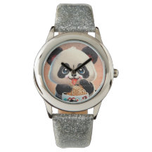 Cute Panda ätande Ramen