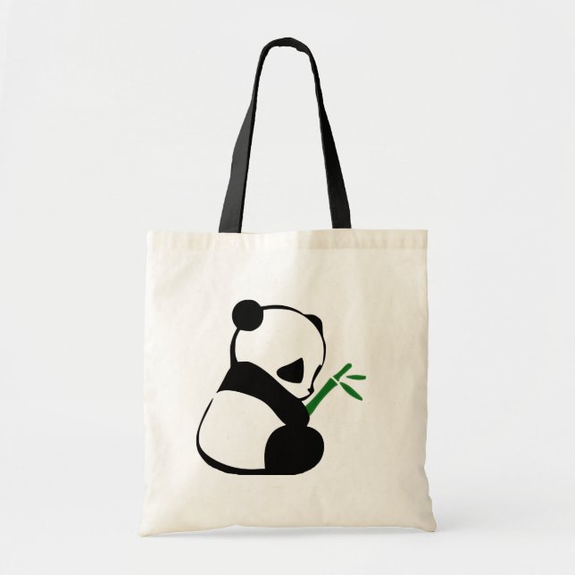 Cute Panda bambu Tygkasse (Framsidan)