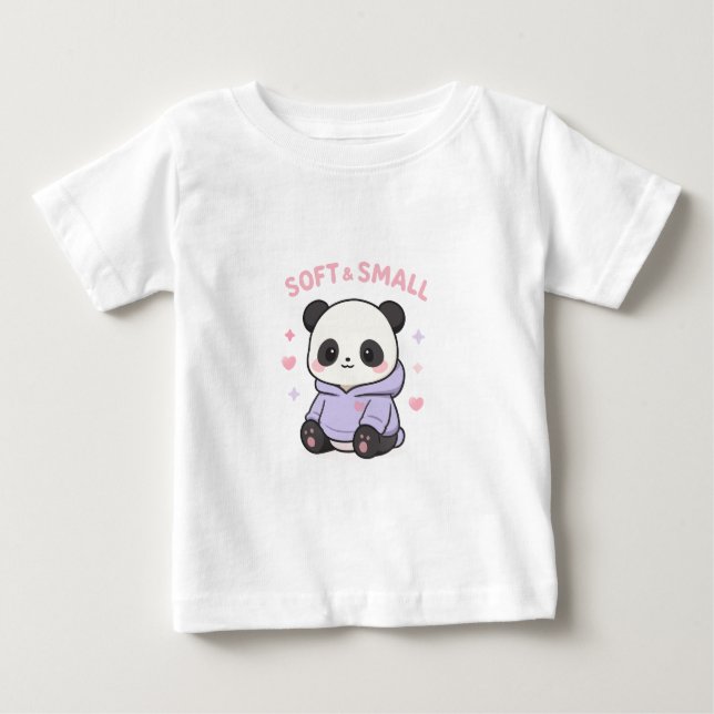 Cute panda-barnkläder t shirt (Framsida)