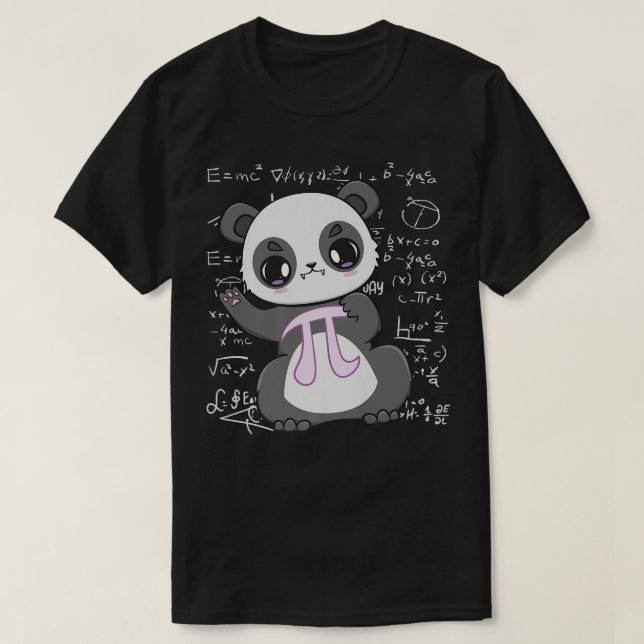 Cute Panda Bear And 3  T Shirt (Design framsida)
