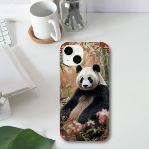 Cute Panda Bear Bamboo Art