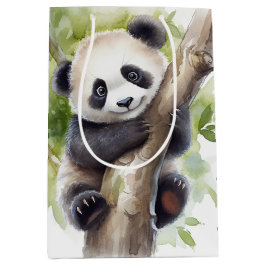Cute Panda Bear i Träd