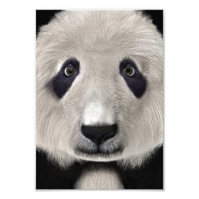 Cute Panda Bear Kawaii Animal Lover Perfekt Gift Fototryck (Framsidan)