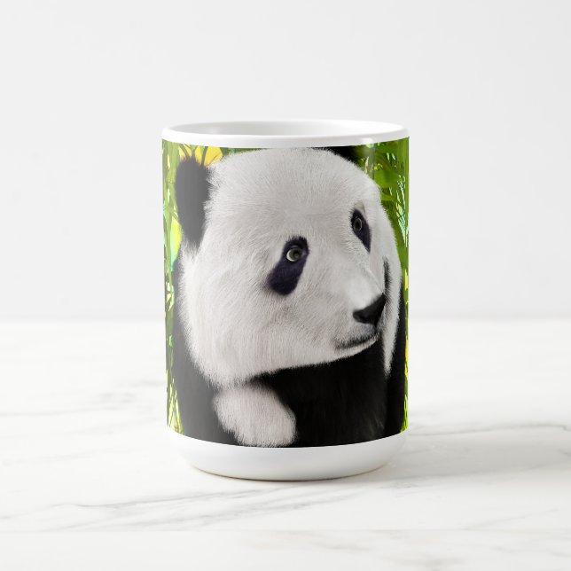 Cute Panda Bear Kawaii Animal Lover Perfekt Gift Magisk Mugg (Center)