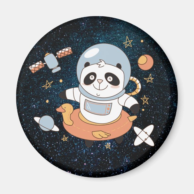 Cute Panda Bear Magnet (Framsidan)