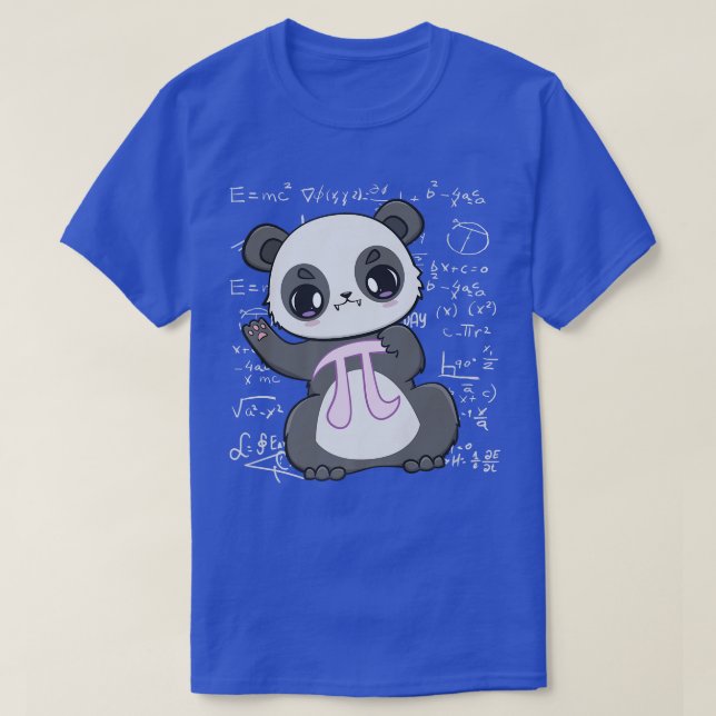 Cute Panda Bear och 3 T Shirt (Design framsida)
