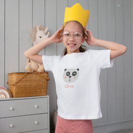 Cute Panda Bear - Personlig T Shirt